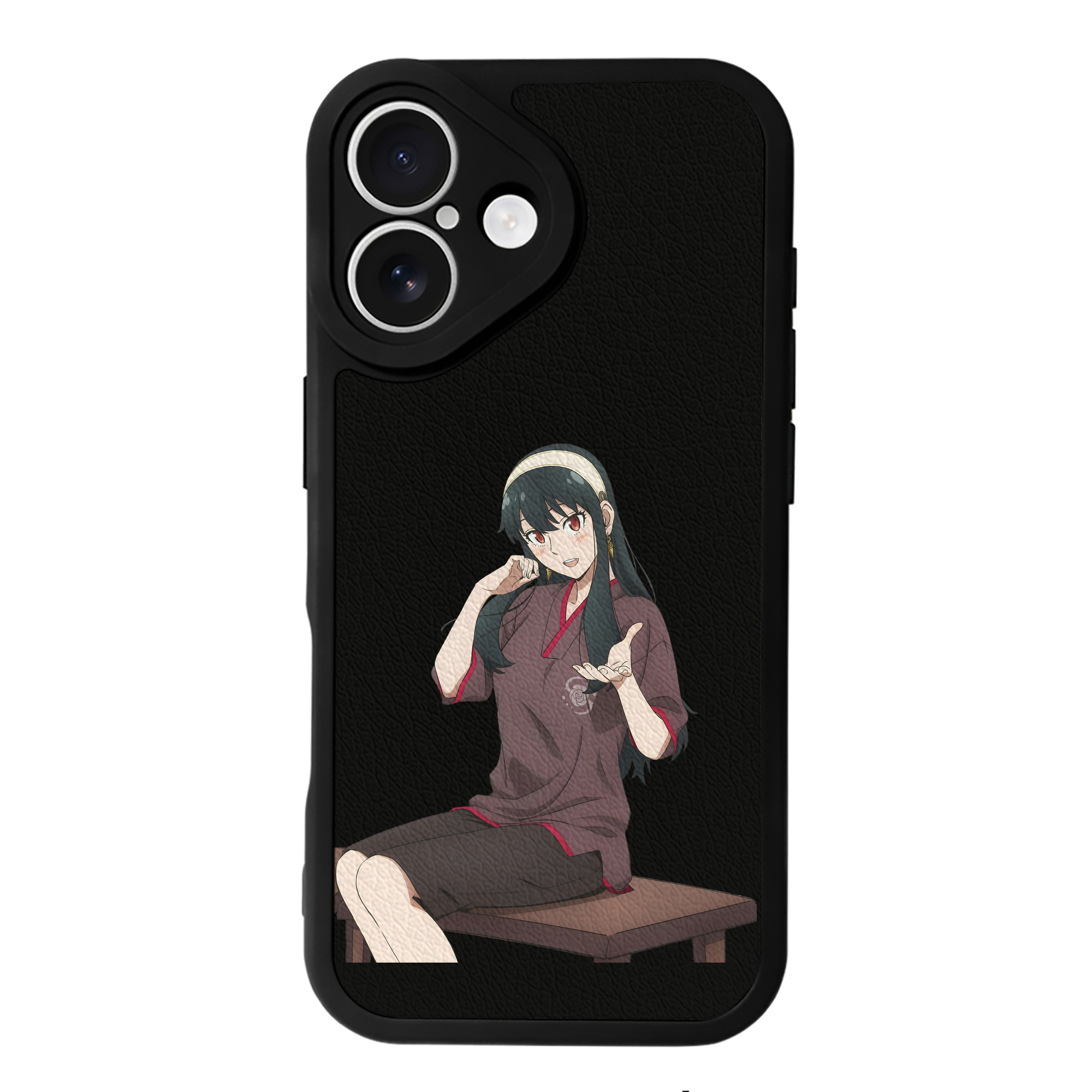 （画像用） SPY×FAMILY间谍家家酒 【iPhone 16シリーズ対応】シリコンスマホケース（レザー調） 材質：シリコン